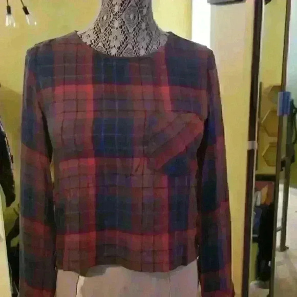 Cloth and Stone shirt with lace tie back xsmall - Picture 1 of 2